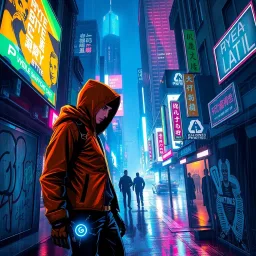 Neon Techno Takedown - Text-based game