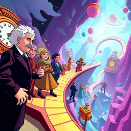 Chrono-Crackers: Who’s Time Is It Anyway? - Text-based game