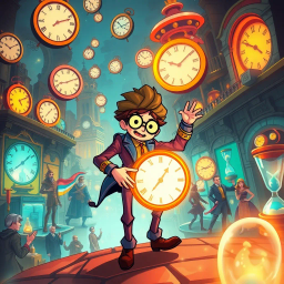 Chrono-Capers: Who's Time Is It, Anyway? - Text-based game