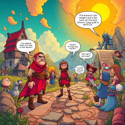 Tangled Quest: Whose Story Is It Anyway? - Text-based game