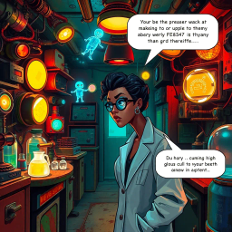 Whose Lab Is It Anyway? - Text-based game