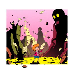 Metamayhem: Whose Adventure is it Anyway? - Text-based game