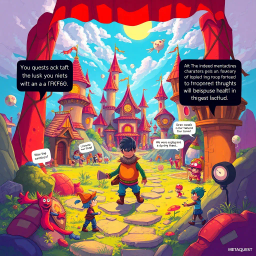 MetaQuest: Whose Adventure Is It Anyway? - Text-based game
