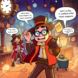 ChronoCaper: Whose Time Is It Anyway? - Text-based game