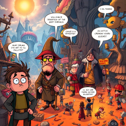 MetaQuest: Who's the Hero, Anyway? - Text-based game