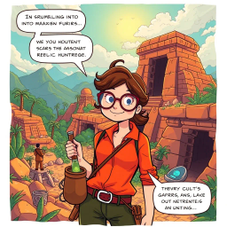Relic Ruckus: Whose Is It Anyway? - Text-based game
