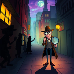 Whose Shadows Are These? - Text-based game