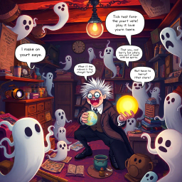 Hello, Whose Ghost Is It Anyway? - Text-based game