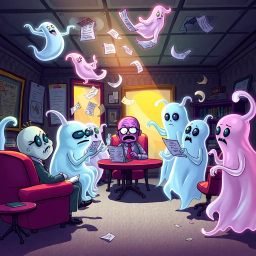 Whose Ghost Is It Anyway? - Text-based game