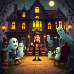 Whose Ghost Is It Anyway? - Text-based game