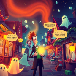 Whose Ghost Is It Anyway? - Text-based game