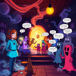 Whose Ghost Is It Anyway? - Text-based game