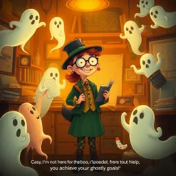 Whose Ghost Is It Anyway? - Text-based game