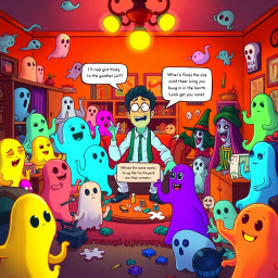 Whose Ghost Is It Anyway? - Text-based game