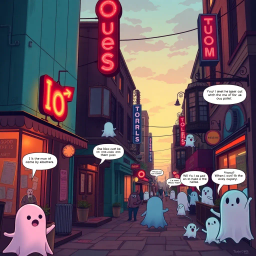 Whose Ghost Is It Anyway? - Text-based game