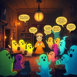 Hello, Whose Ghost Is It Anyway? - Text-based game