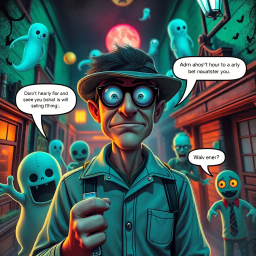 Whose Ghost Is It Anyway? - Text-based game