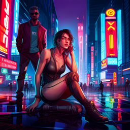 Love and Lust in Cyber City - Text-based game