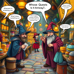 Whose Quest Is It Anyway? - Text-based game