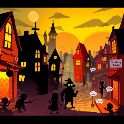 Shadow Play: Whose Shadow Is It Anyway? - Text-based game