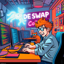 Code Swap Chronicles: Whose Hello Is It, Anyway? - Text-based game