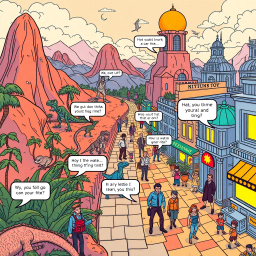 Chronochums: Whose Hello Is It Anyway? - Text-based game