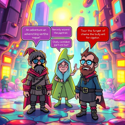 The Great MetaQuest: Whose Adventure Is It Anyway? - Text-based game