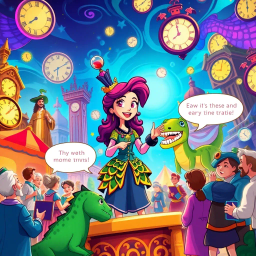 Chrono-Wheel: Who's Time Is It Anyway? - Text-based game