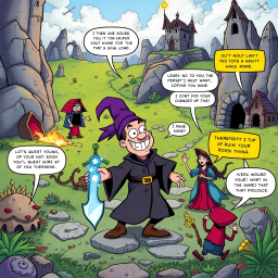 Whose Quest is it Anyway? - Text-based game