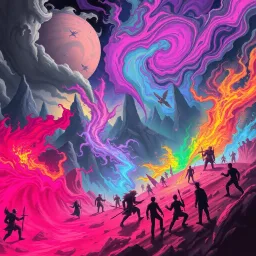 Spectrum Wars: Which Dimension Is It Anyway? - Text-based game