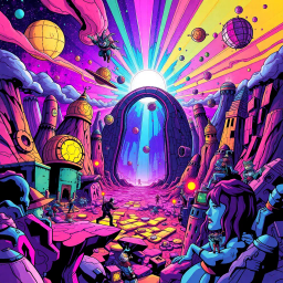 Spectrum Wars: Which Dimension Is It Anyway? - Text-based game