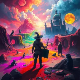 Spectrum Wars: Whose Dimension is it Anyway? - Text-based game