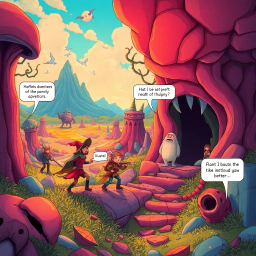 Quest Quest: Whose Adventure Is It Anyway? - Text-based game