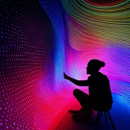 Generative Art Installation text games