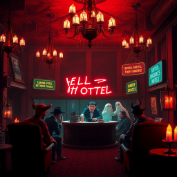 Hell-O, Who's There? - Text-based game