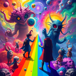 Spectrum Wars: Which Dimension Is It Anyway? - Text-based game