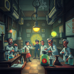 Whose Lab Is It Anyway? - Text-based game