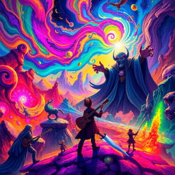 Spectrum Wars: Which Dimension Is It Anyway? - Text-based game