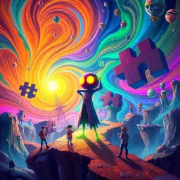 Spectrum Wars: Which Dimension is it Anyway? - Text-based game