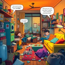 Whose Mess Is This, Anyway? - Text-based game