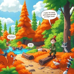 Log Jam: Who’s Logs Are These, Anyway? - Text-based game