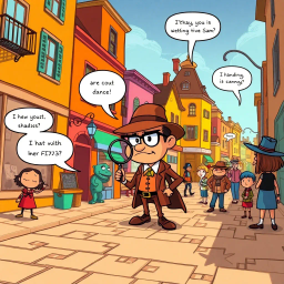 Whose Shadow Is It Anyway? - Text-based game