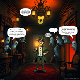 Whose Haunt is This? - Text-based game