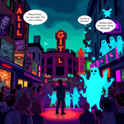 Whose Ghost Is It Anyway? - Text-based game