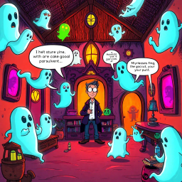 Whose Ghost Is It Anyway? - Text-based game