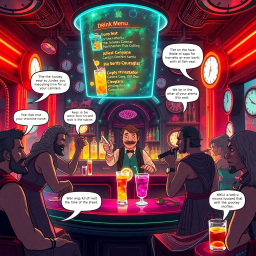 ChronoCocktail: Whose Time is It Anyway? - Text-based game