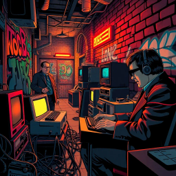 Net Conquest: The Codebreaker Chronicles - Text-based game