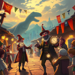 Chrono Clash: Whose Time is It Anyway? - Text-based game