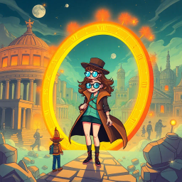 Chrono-Capers: Whose Time is it Anyway? - Text-based game