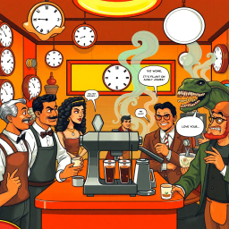 ChronoCafé: Whose Hello is it Anyway? - Text-based game